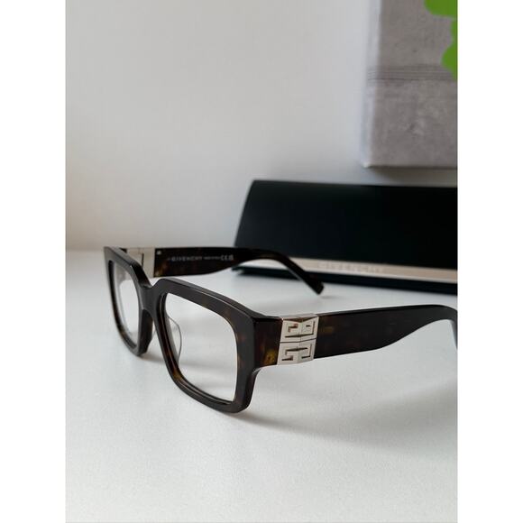 NEW Givenchy GV50049I Brown Havana Square Eyeglasses Frames - Picture 4 of 8